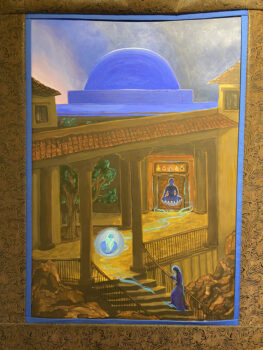 Entrance to the Blue Temple